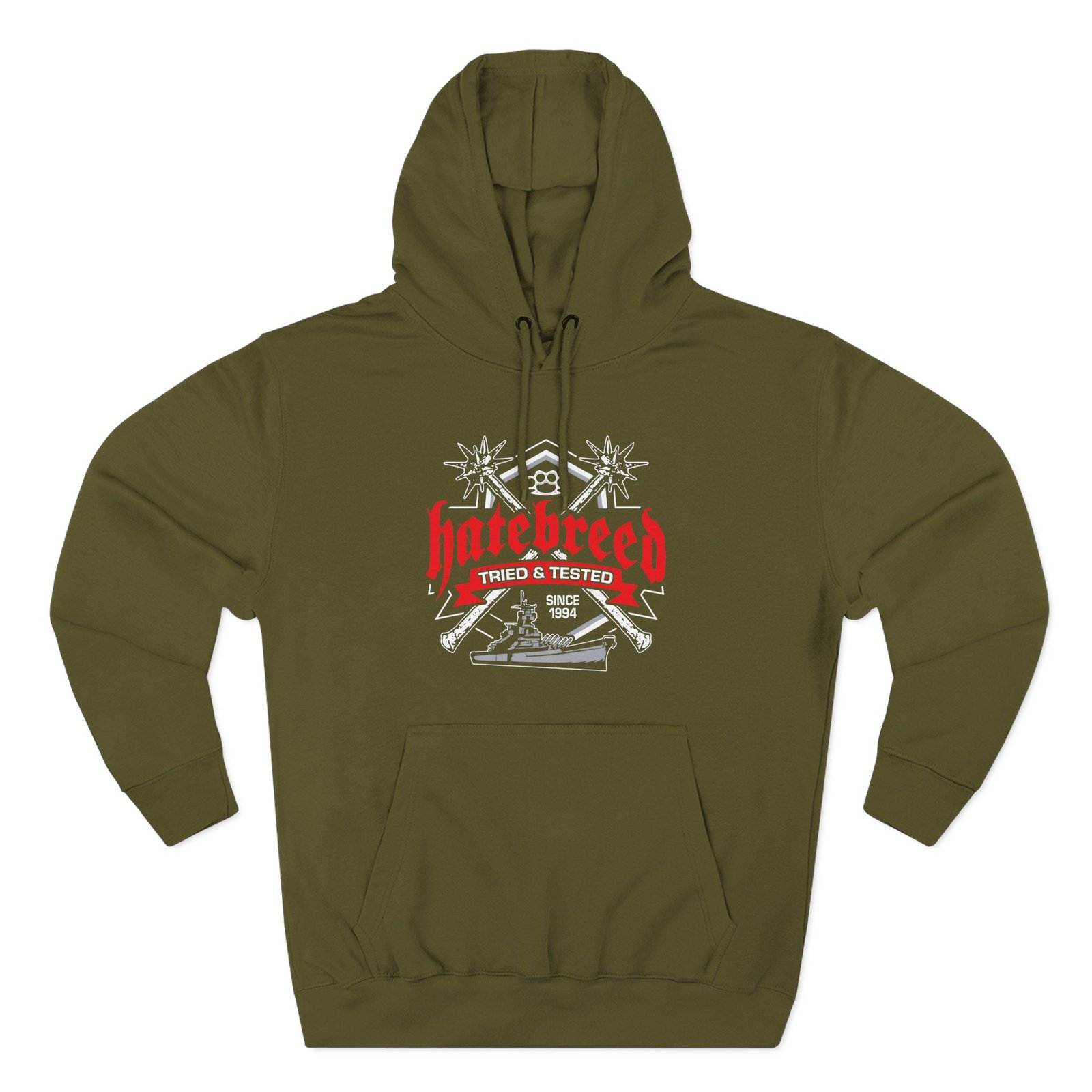 Hatebreed Norfolk Va Tonight Three-Panel Fleece Hoodie
