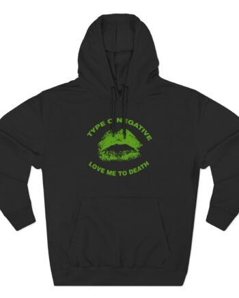 Type O Negative Love Me to Death Three-Panel Fleece Hoodie