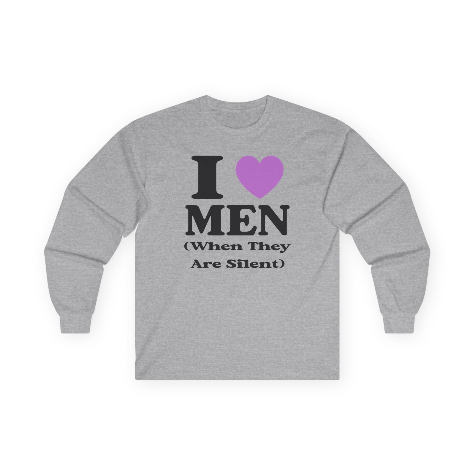 Lizzy Mcalpine I Love Men When They Are Silent Unisex Ultra Cotton Long Sleeve Tee
