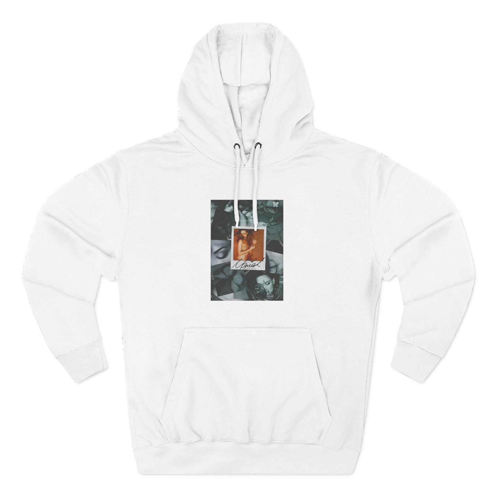 Mariah Carey Butterfly Collage Three-Panel Fleece Hoodie