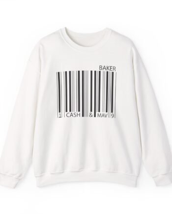 Maverick Barcode Baker Unisex Heavy Blend™ Crewneck Sweatshirt