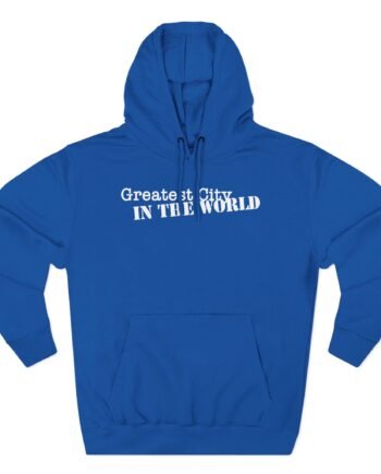 Muna Greatest City in the World Three-Panel Fleece Hoodie