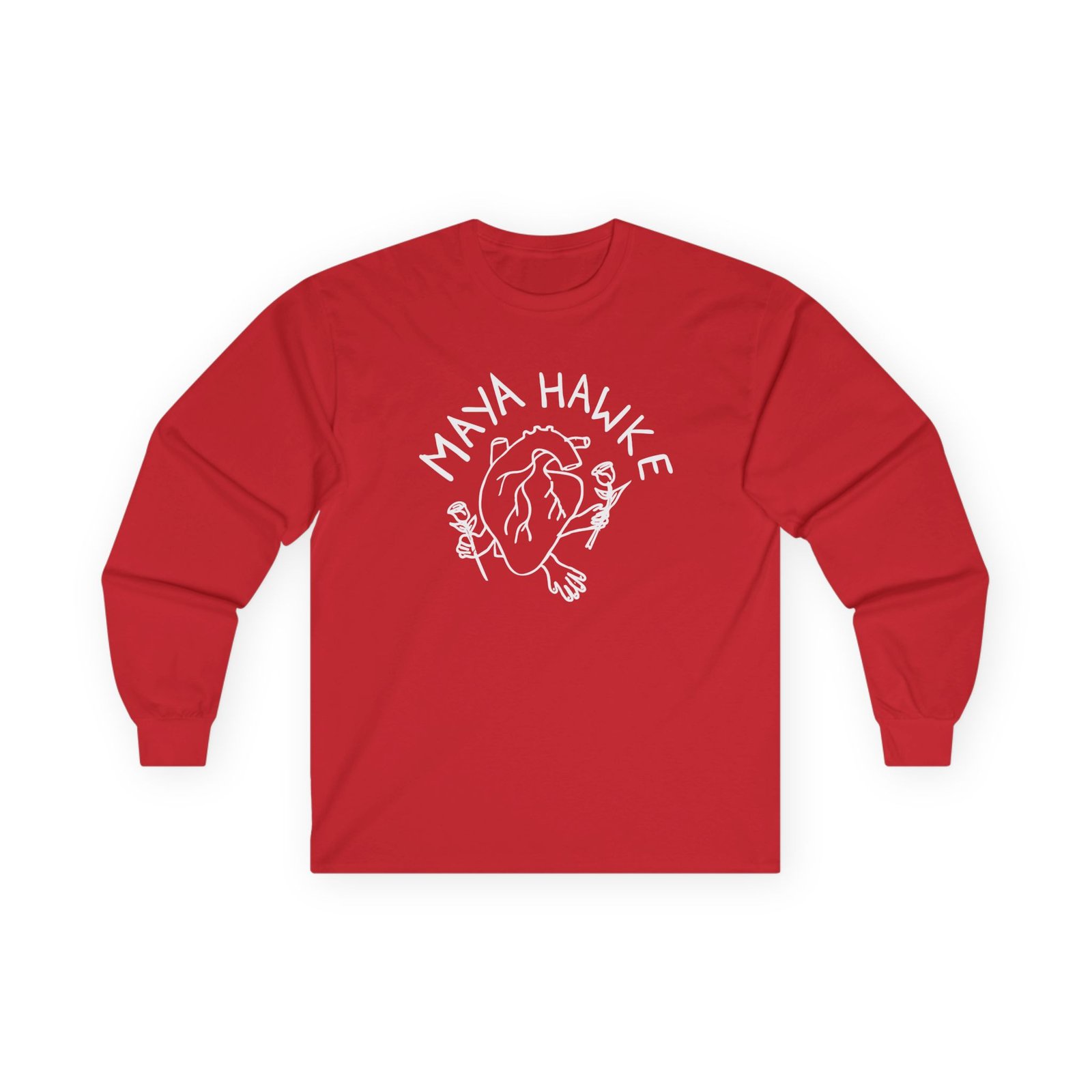 Maya Hawke Generous Heart Unisex Ultra Cotton Long Sleeve Tee