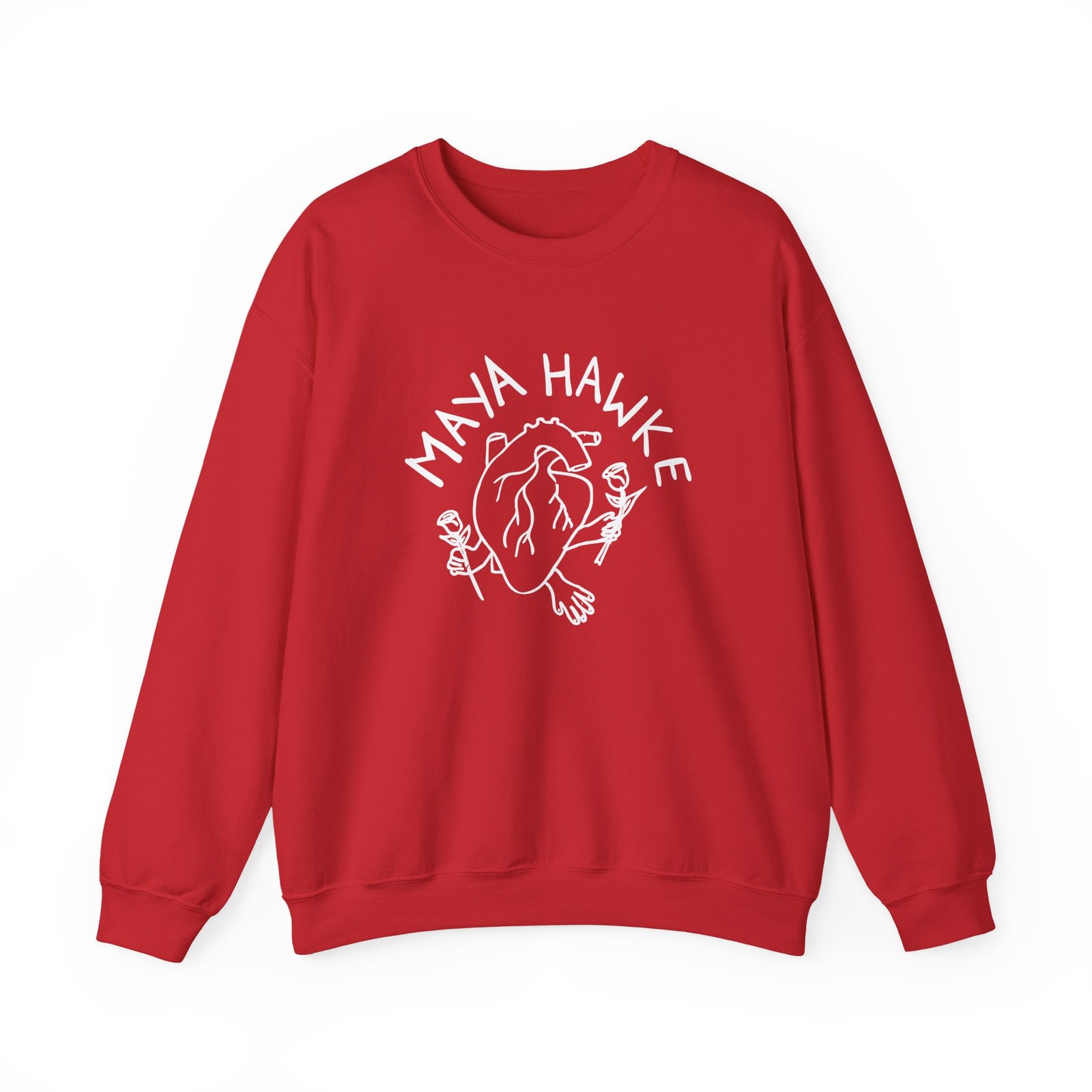 Maya Hawke Generous Heart Unisex Heavy Blend™ Crewneck Sweatshirt