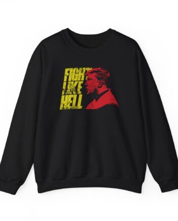 Louder With Crowder Trump Fight Like Hell Unisex Heavy Blend™ Crewneck Sweatshirt