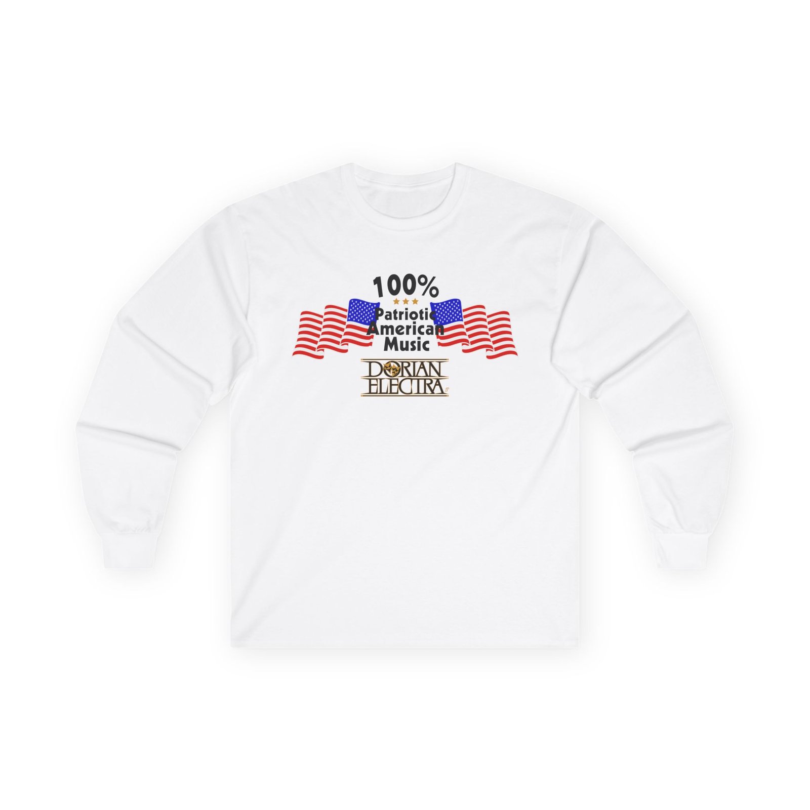 Dorian Electra Patriotic American Music Unisex Ultra Cotton Long Sleeve Tee