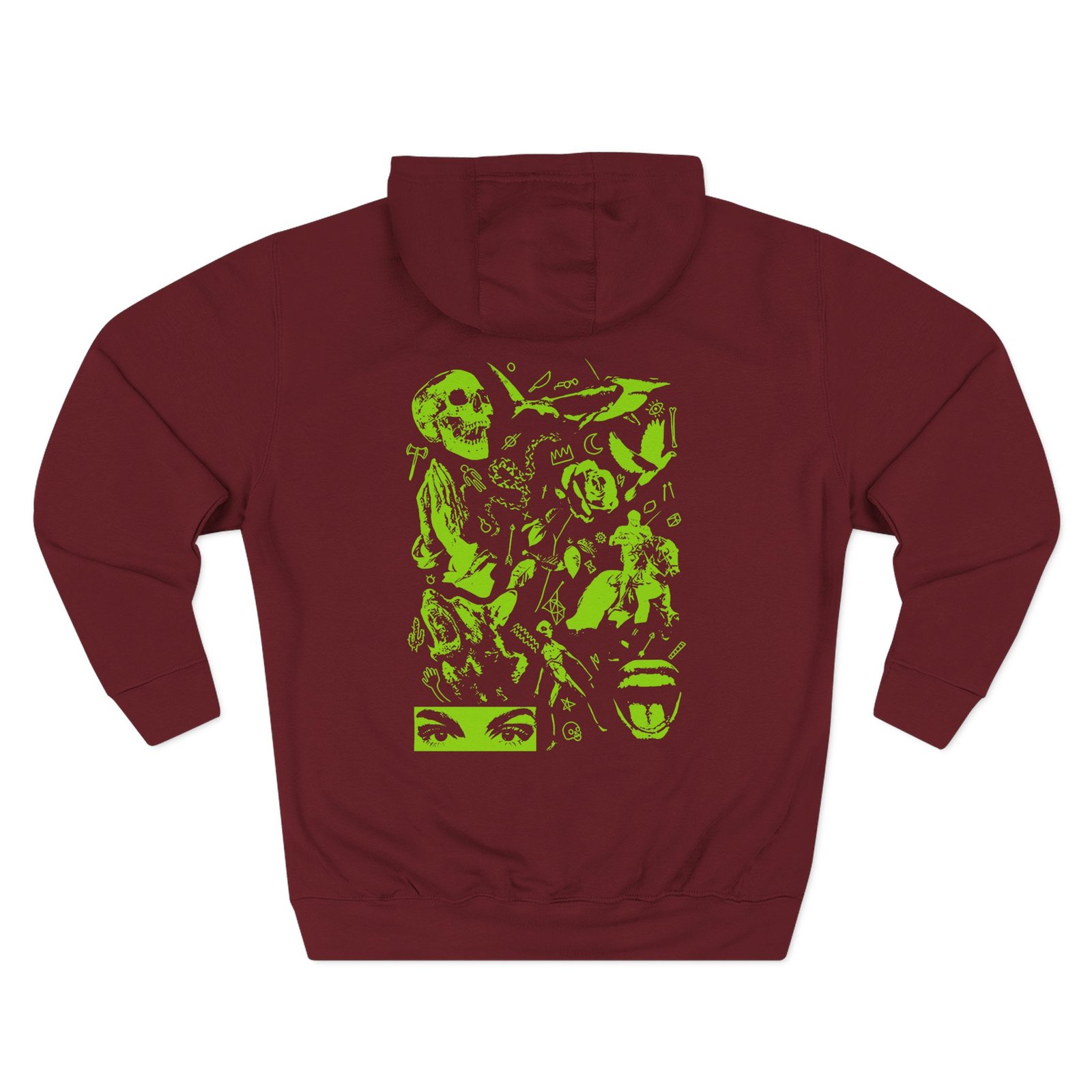 Biffy Clyro Flash Sheet Three-Panel Fleece Hoodie