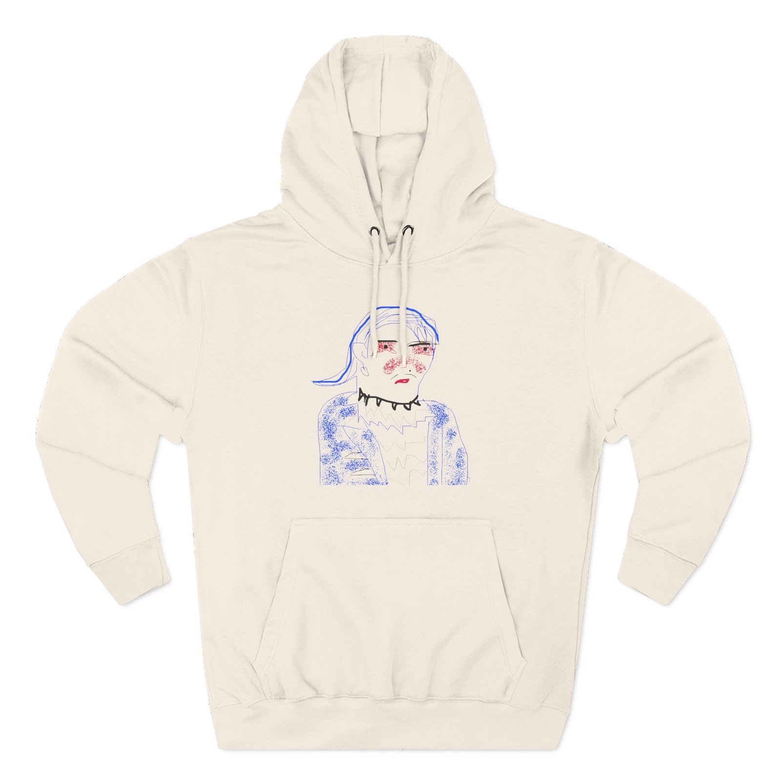 Dorian Electra Three-Panel Fleece Hoodie