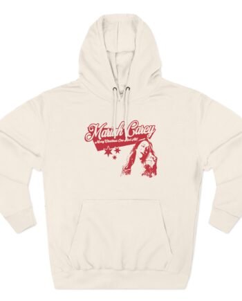Mariah Carey Christmass Three-Panel Fleece Hoodie