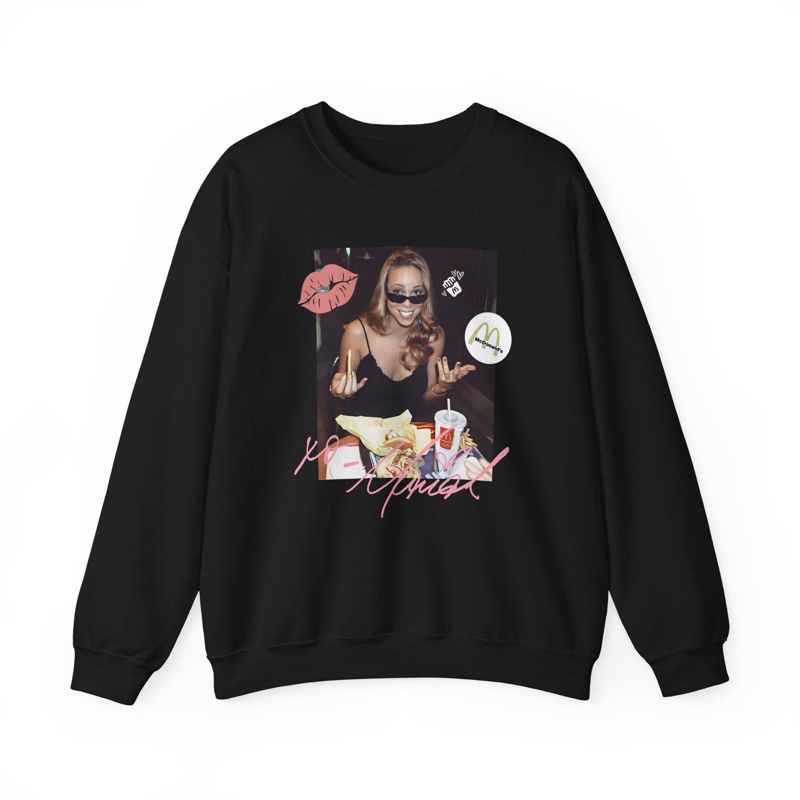 Mariah Carey Mcdonalds Unisex Heavy Blend™ Crewneck Sweatshirt