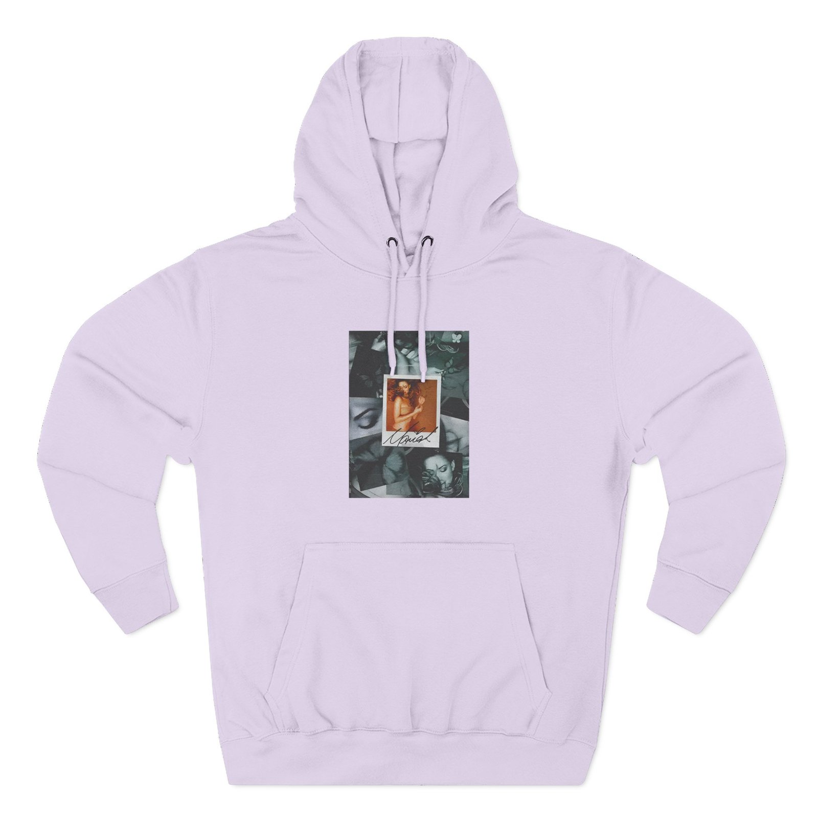 Mariah Carey Butterfly Collage Three-Panel Fleece Hoodie