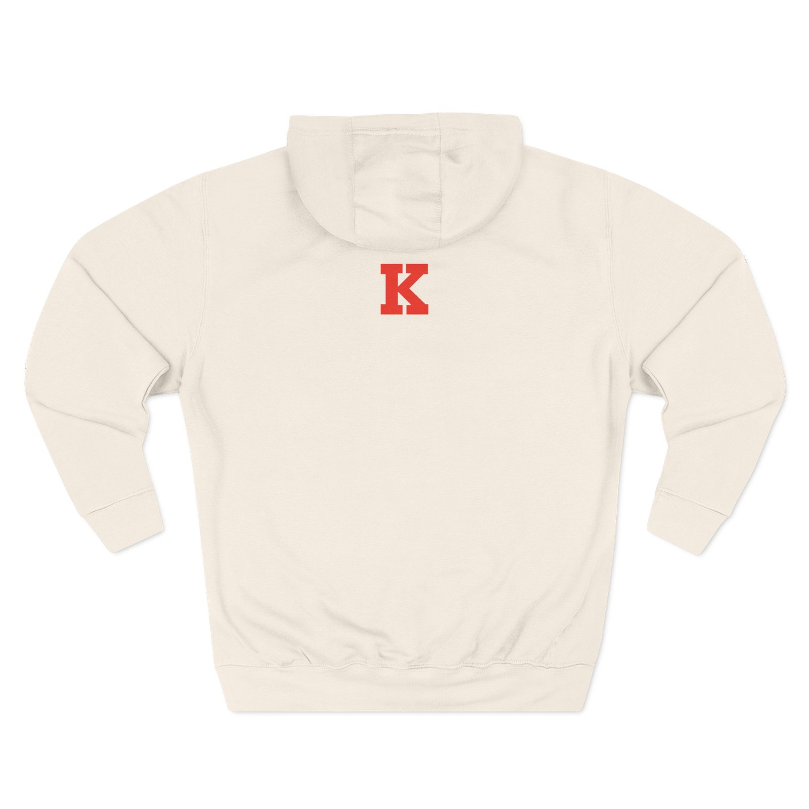 Kraftklub Album Cover Three-Panel Fleece Hoodie