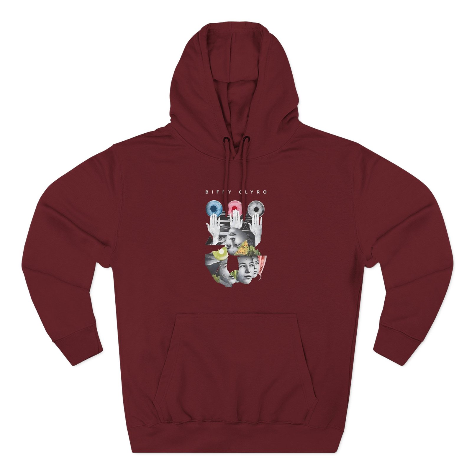 Biffy Clyro Hands Three-Panel Fleece Hoodie