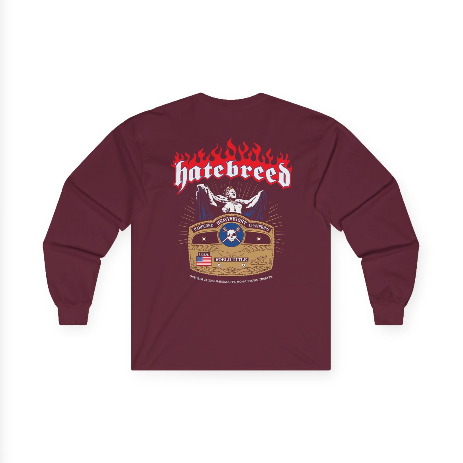 Hatebreed Kansas City Unisex Ultra Cotton Long Sleeve Tee