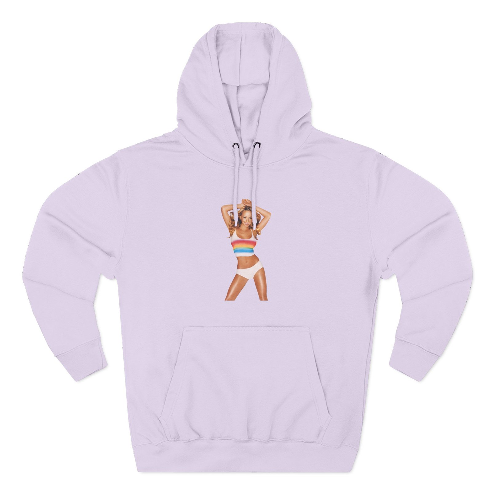 Mariah Carey Rainbow Three-Panel Fleece Hoodie