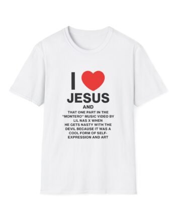Lil Nas X I Love Jesus and Montero Unisex Softstyle T-shirt