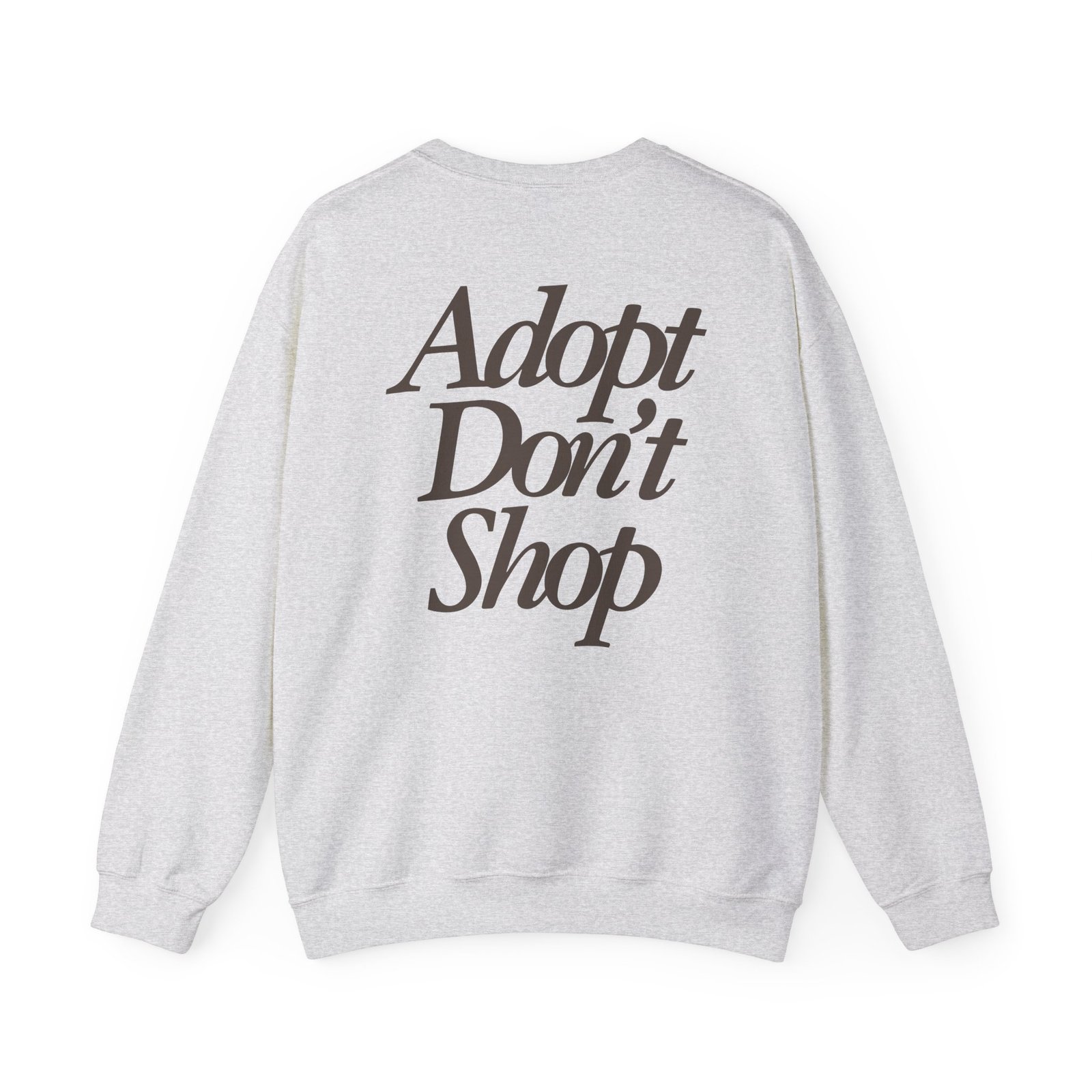Miss Peaches Adopt Don’t Shop Unisex Heavy Blend™ Crewneck Sweatshirt