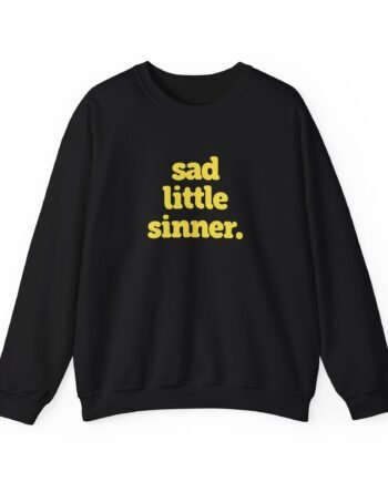 Raye Yellow Sad Little Sinner Unisex Heavy Blend™ Crewneck Sweatshirt