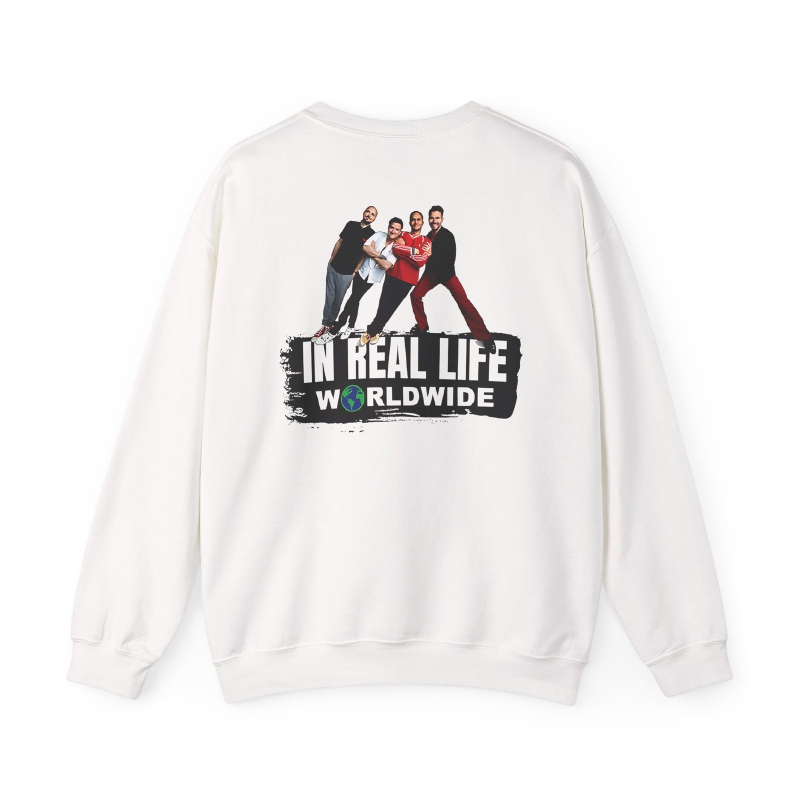 Big Time Rush Btr in Real Life Worldwide Unisex Heavy Blend™ Crewneck Sweatshirt
