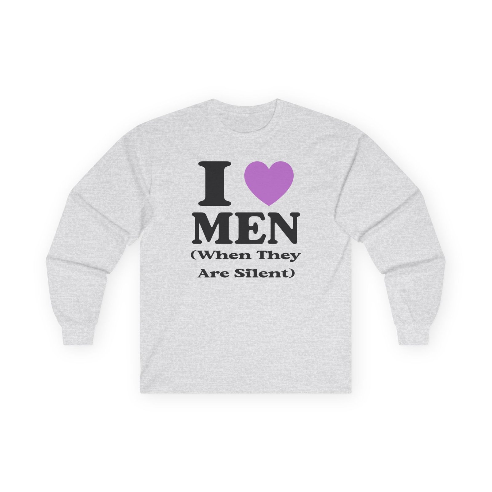 Lizzy Mcalpine I Love Men When They Are Silent Unisex Ultra Cotton Long Sleeve Tee