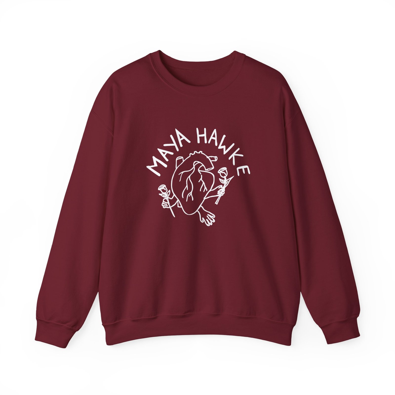 Maya Hawke Generous Heart Unisex Heavy Blend™ Crewneck Sweatshirt