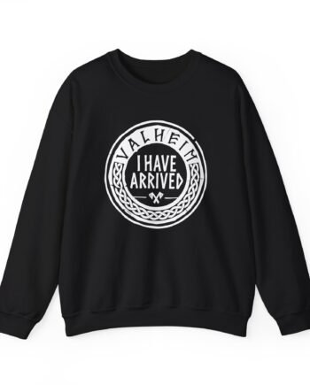Valheim I Have Arrived Emblem Unisex Heavy Blend™ Crewneck Sweatshirt