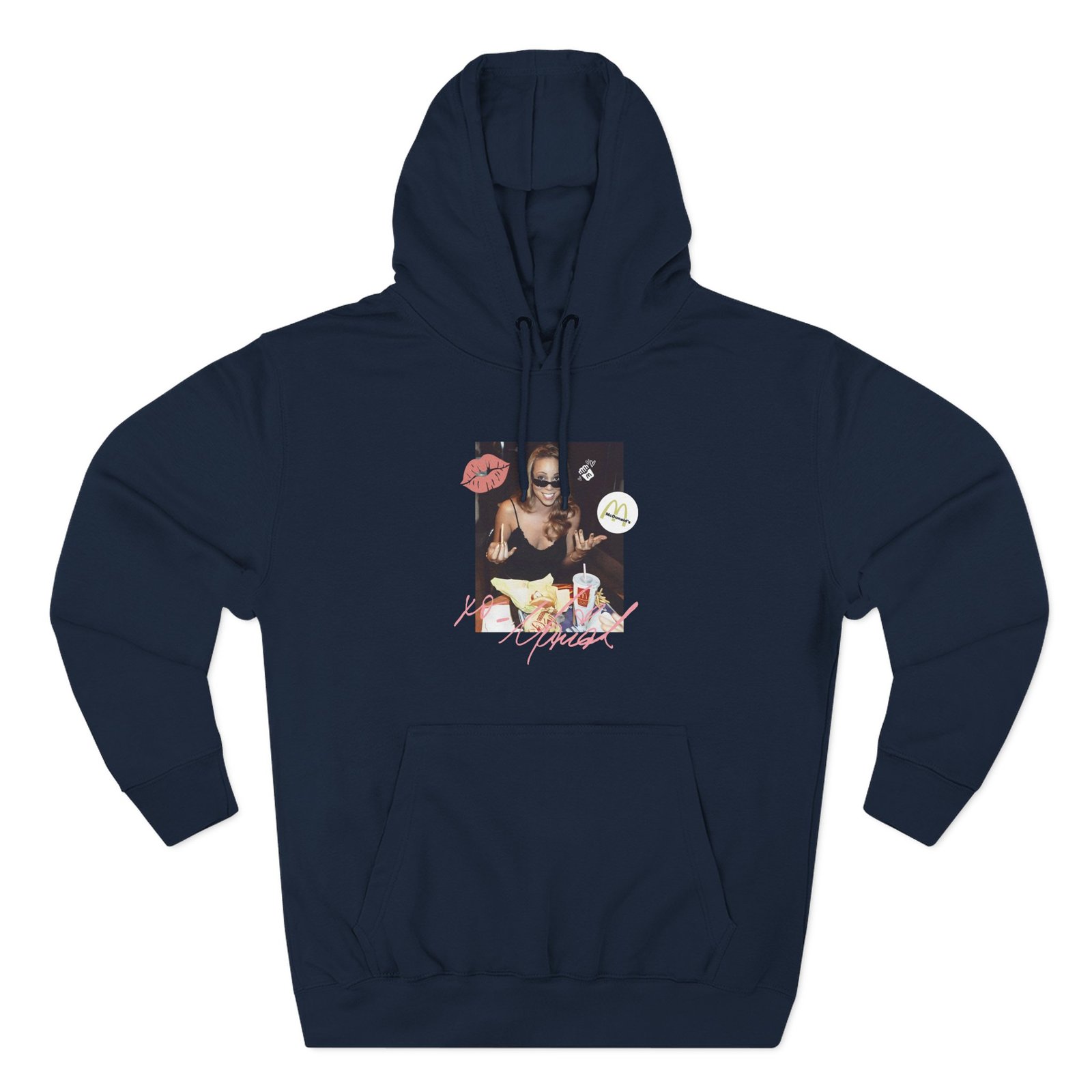 Mariah Carey Mcdonalds Three-Panel Fleece Hoodie