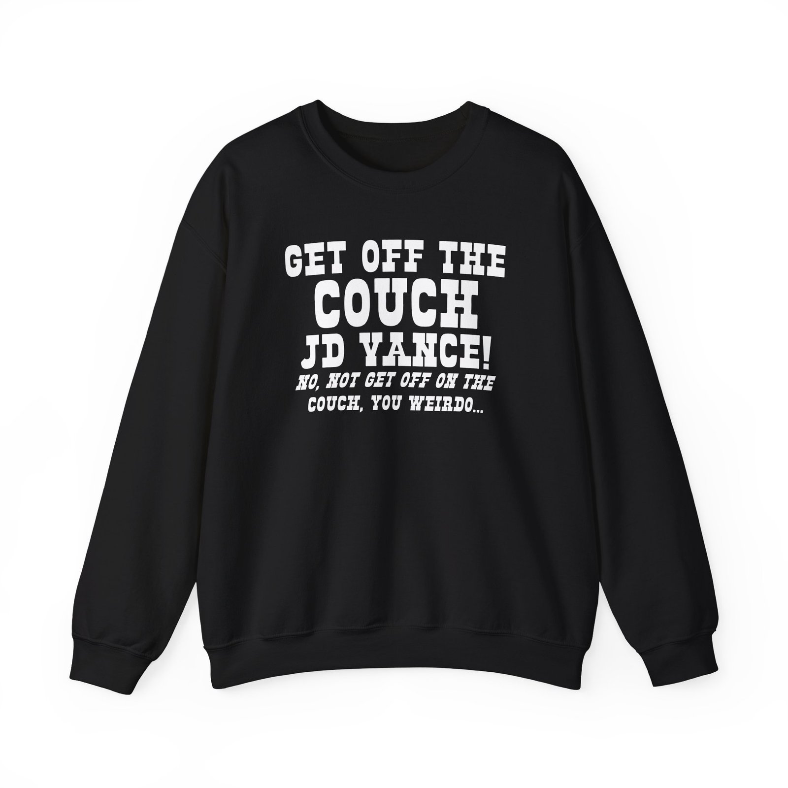Get Off the Couch Jd Vance Unisex Heavy Blend™ Crewneck Sweatshirt