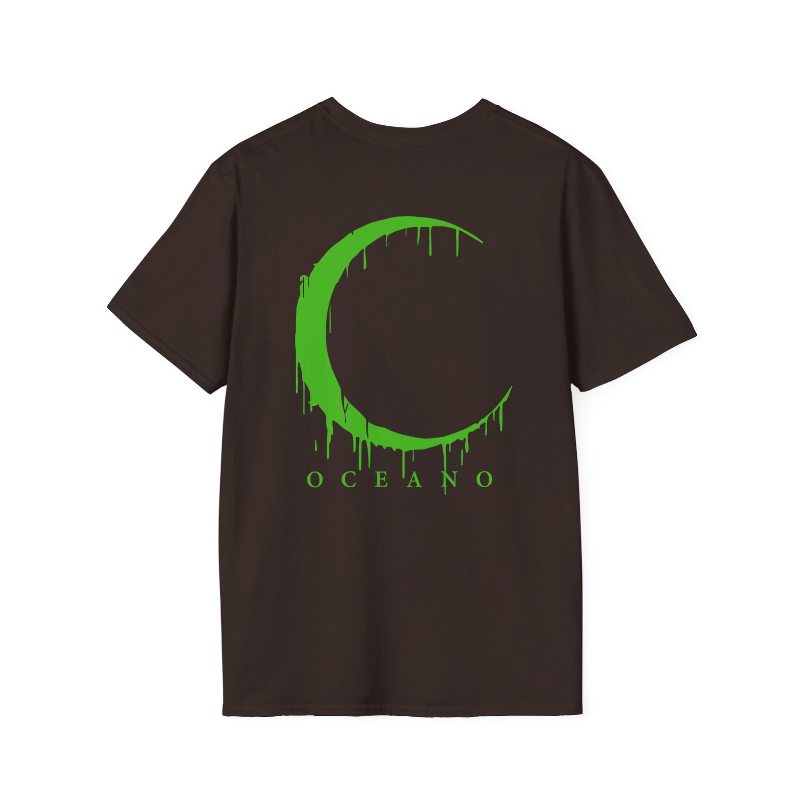 Oceano Alien Green Moon Unisex Softstyle T-Shirt