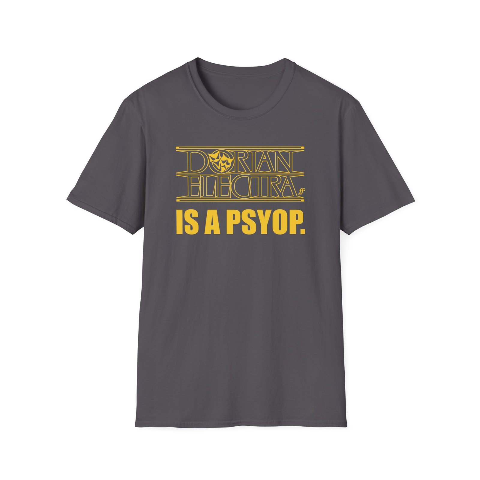 Dorian Electra is a Psyop Unisex Softstyle T-Shirt