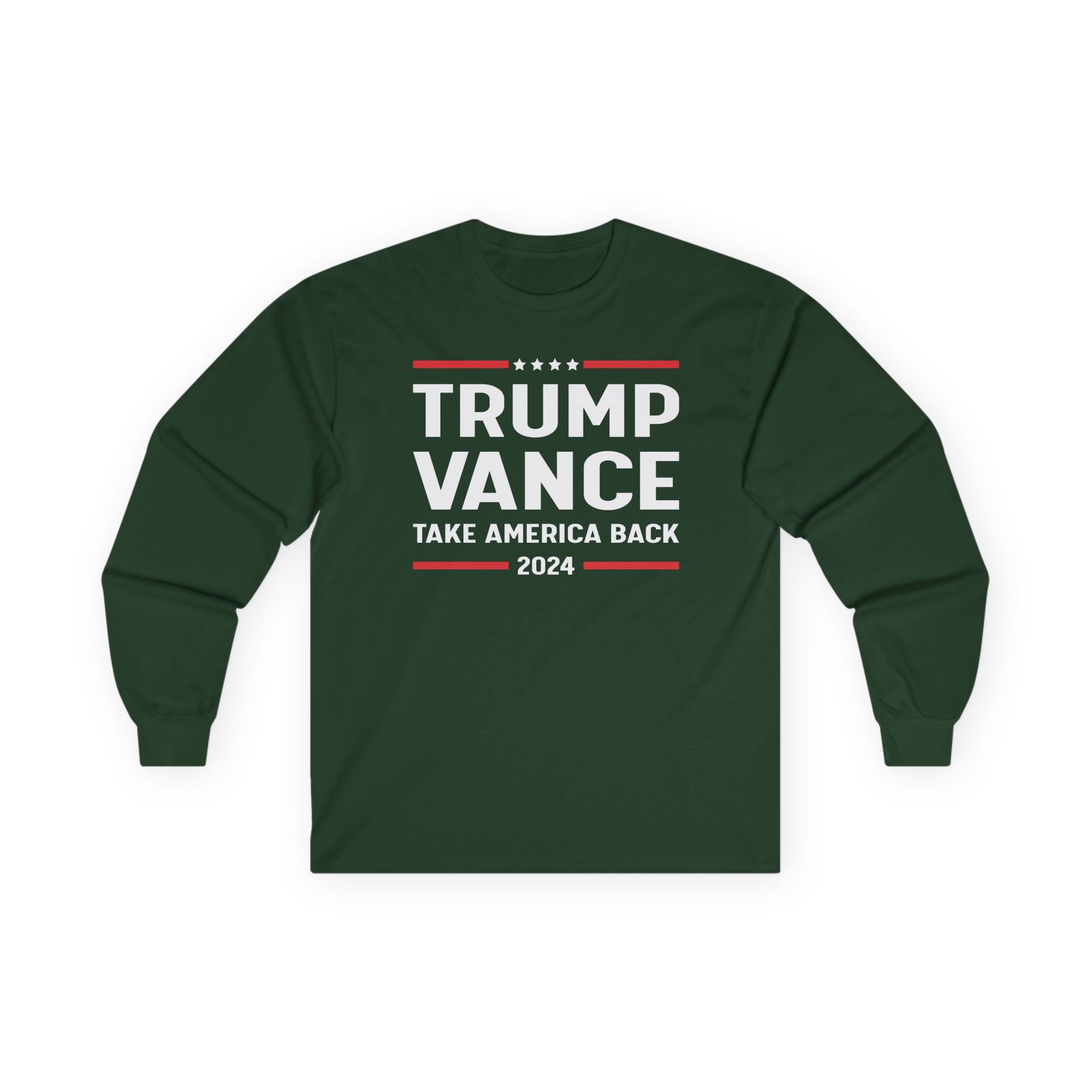 Support Trump Vance 2024 With This Take America Back Unisex Ultra Cotton Long Sleeve Tee