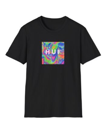 Housebox Huf Acid House Box Logo Unisex Softstyle T-Shirt