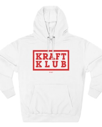 Kraftklub Logo Three-Panel Fleece Hoodie