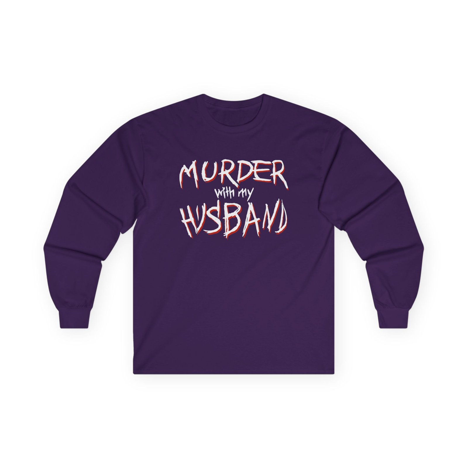 Murder With My Husband Unisex Ultra Cotton Long Sleeve Tee