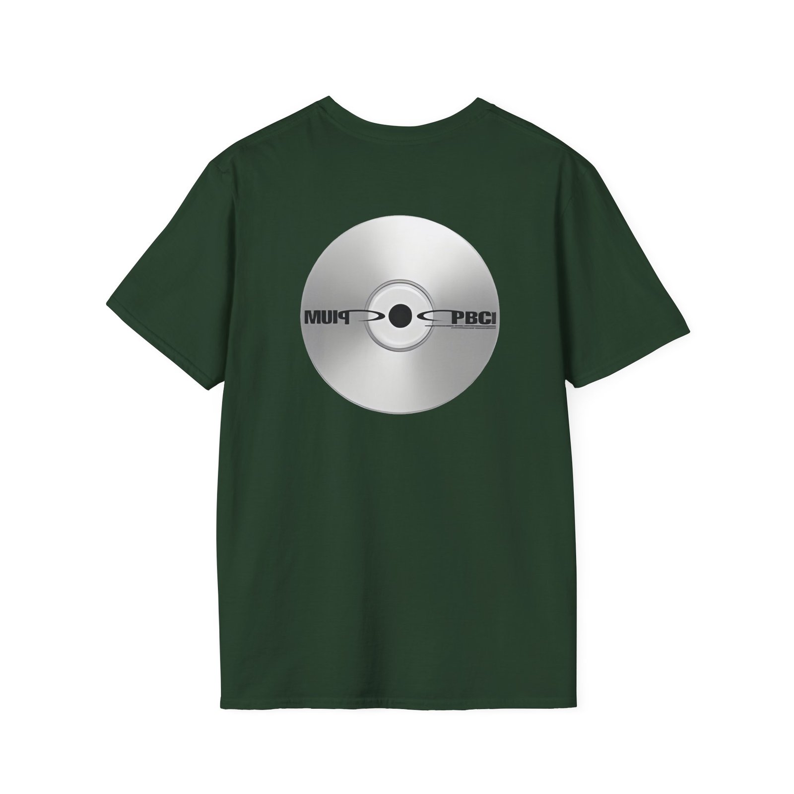 PC Iam Silver Disc Unisex Softstyle T-Shirt