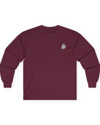 Murder With My Husband Ghosty Lavender Unisex Ultra Cotton Long Sleeve Tee