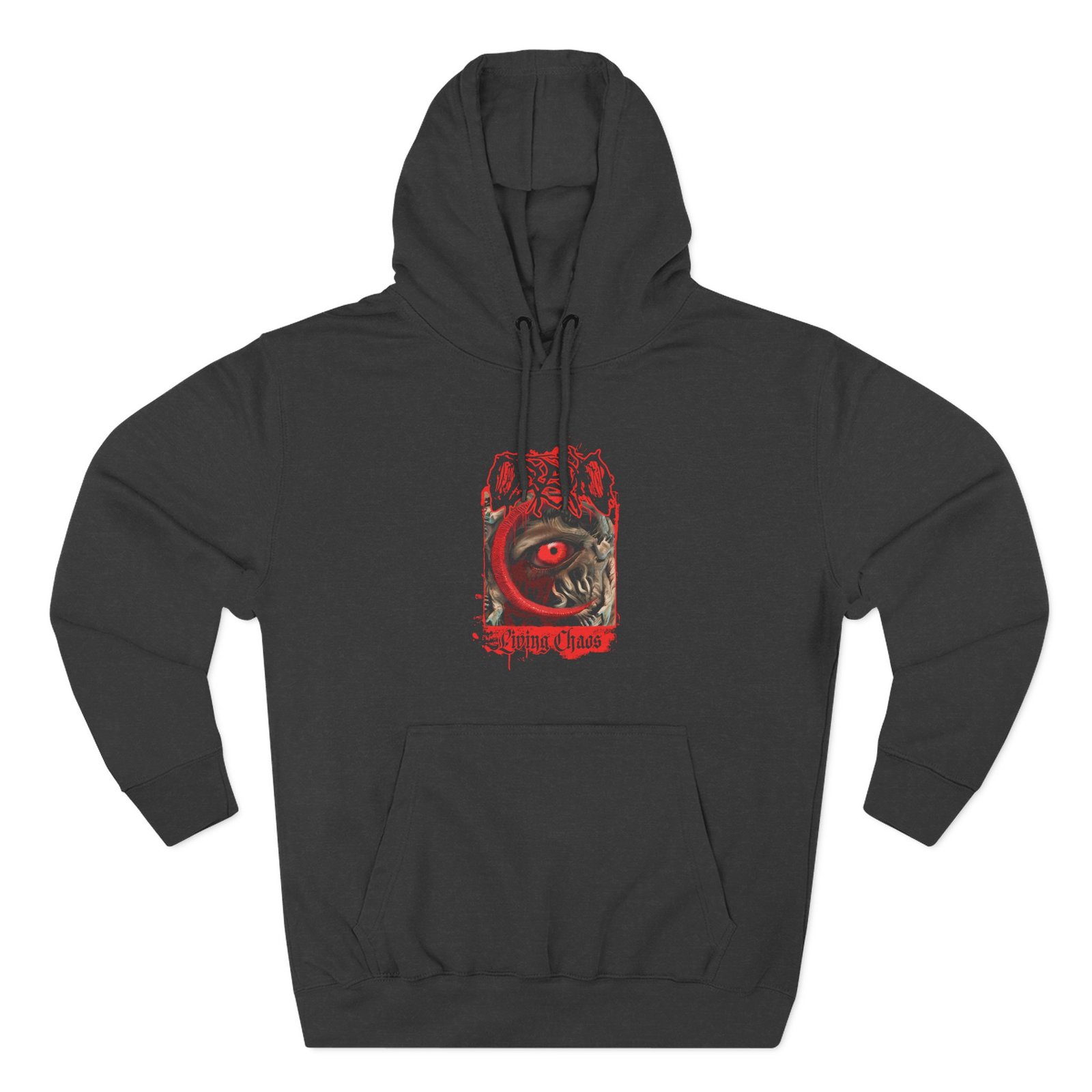 Oceano Living Chaos Album Art Three-Panel Fleece Hoodie