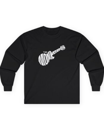 The Monkees Guitar Logo Unisex Ultra Cotton Long Sleeve Tee