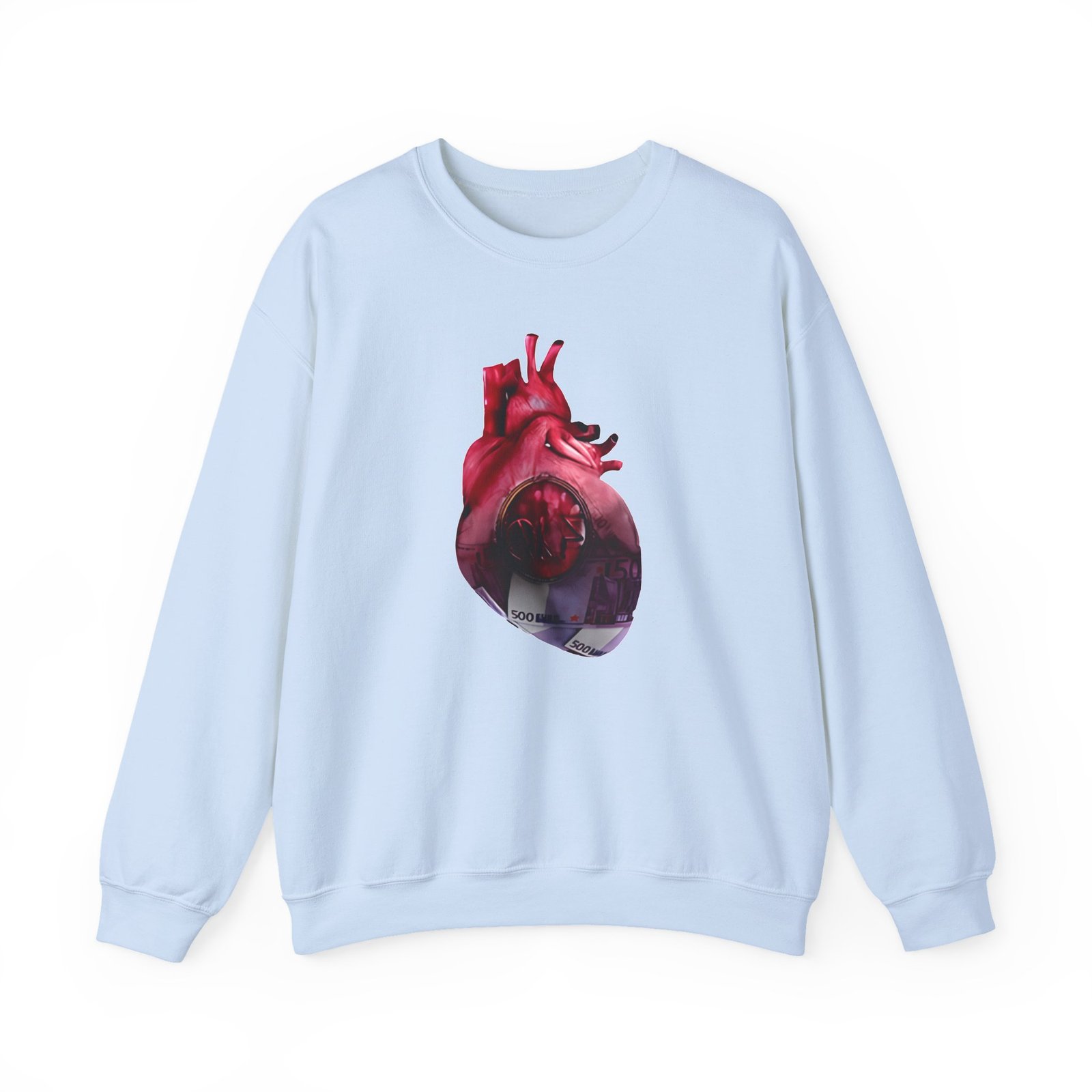 Pnl Qlf Heart Ticket 500€ Unisex Heavy Blend™ Crewneck Sweatshirt