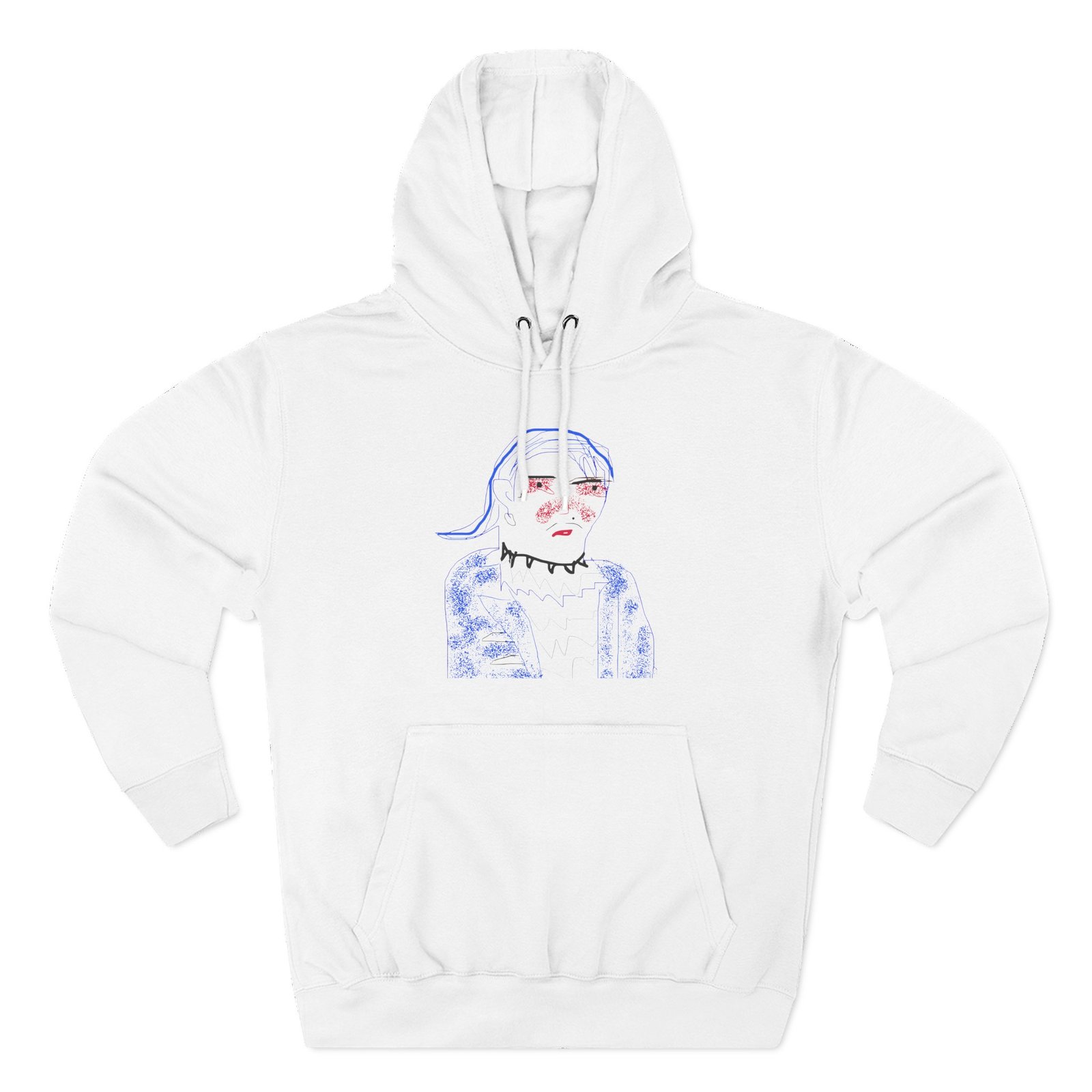 Dorian Electra Three-Panel Fleece Hoodie