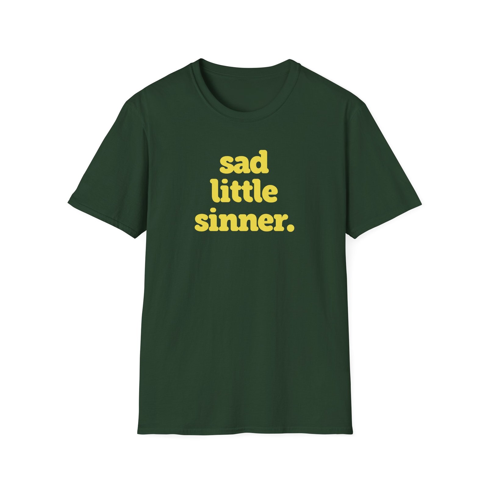 Raye Yellow Sad Little Sinner Unisex Softstyle T-Shirt