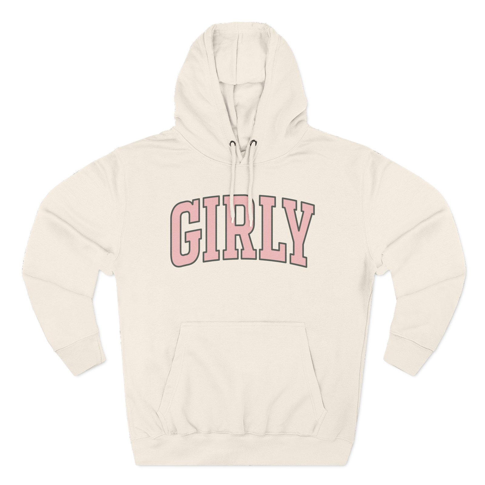 The Toast Girly Three-Panel Fleece Hoodie