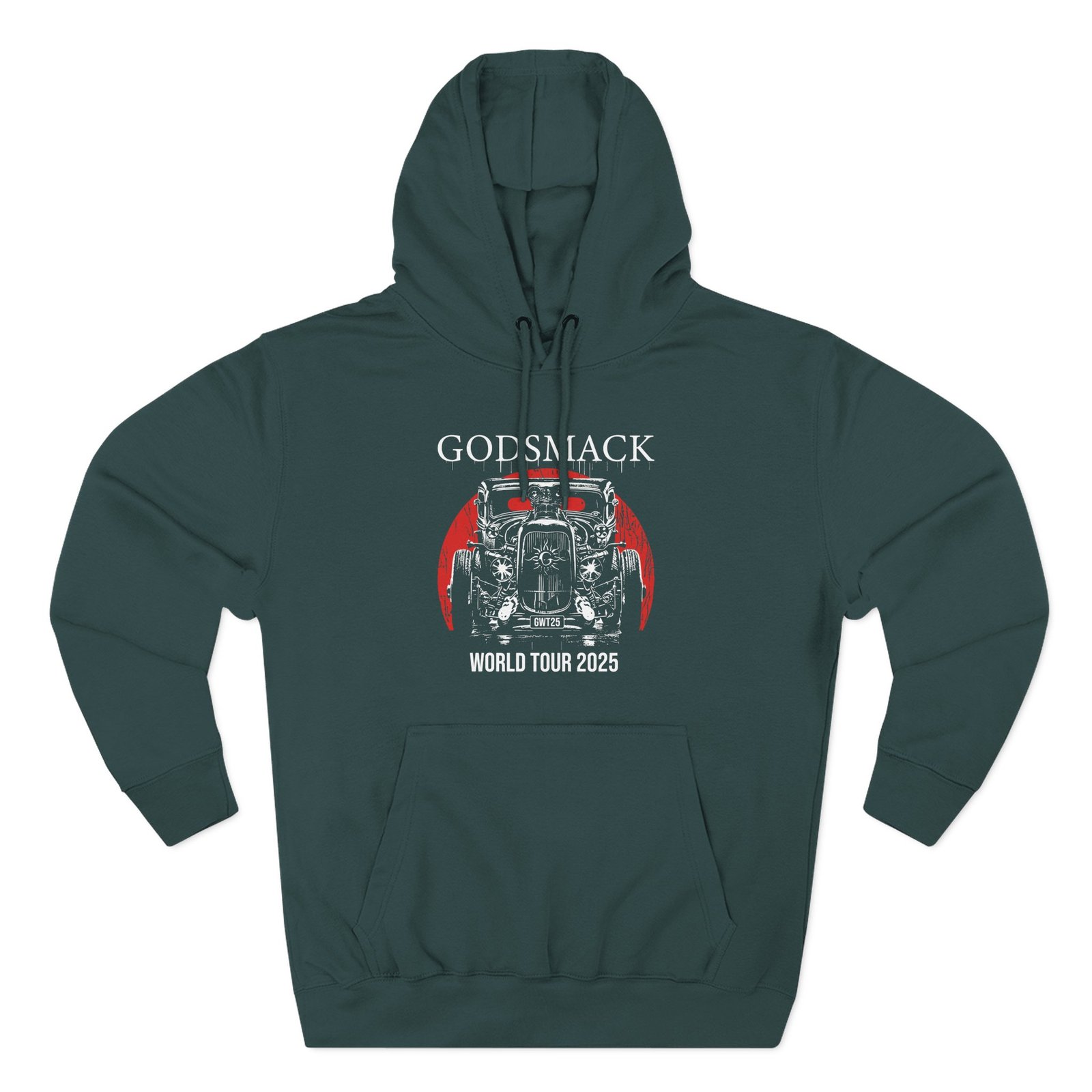Godsmack World Tour 2025 Three-Panel Fleece Hoodie