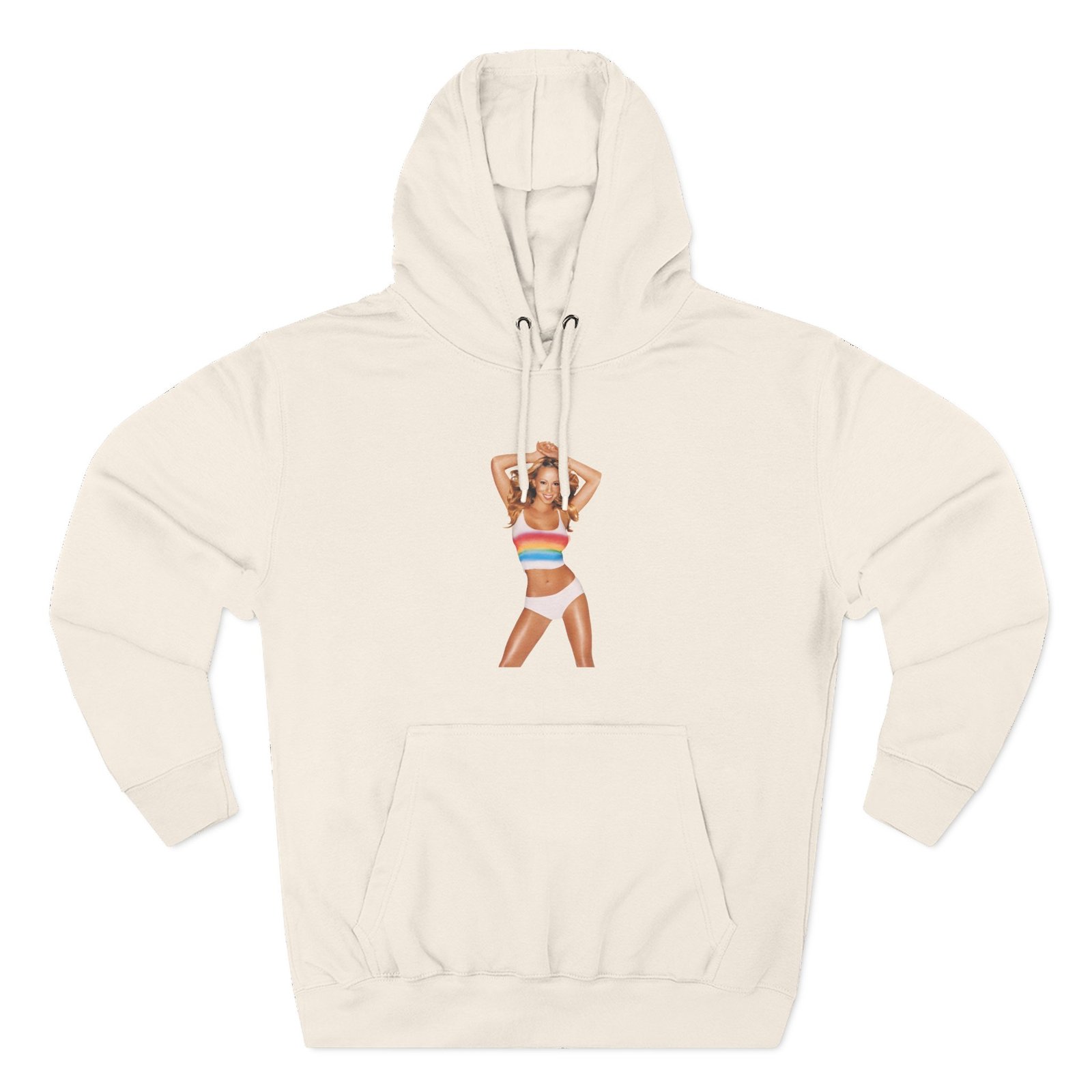 Mariah Carey Rainbow Three-Panel Fleece Hoodie