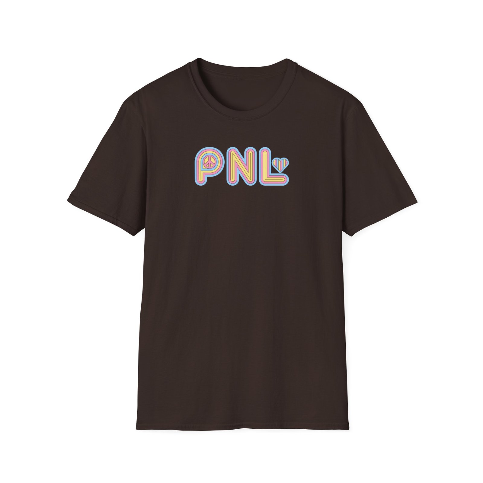 Pnl Peace and Love Unisex Softstyle T-Shirt