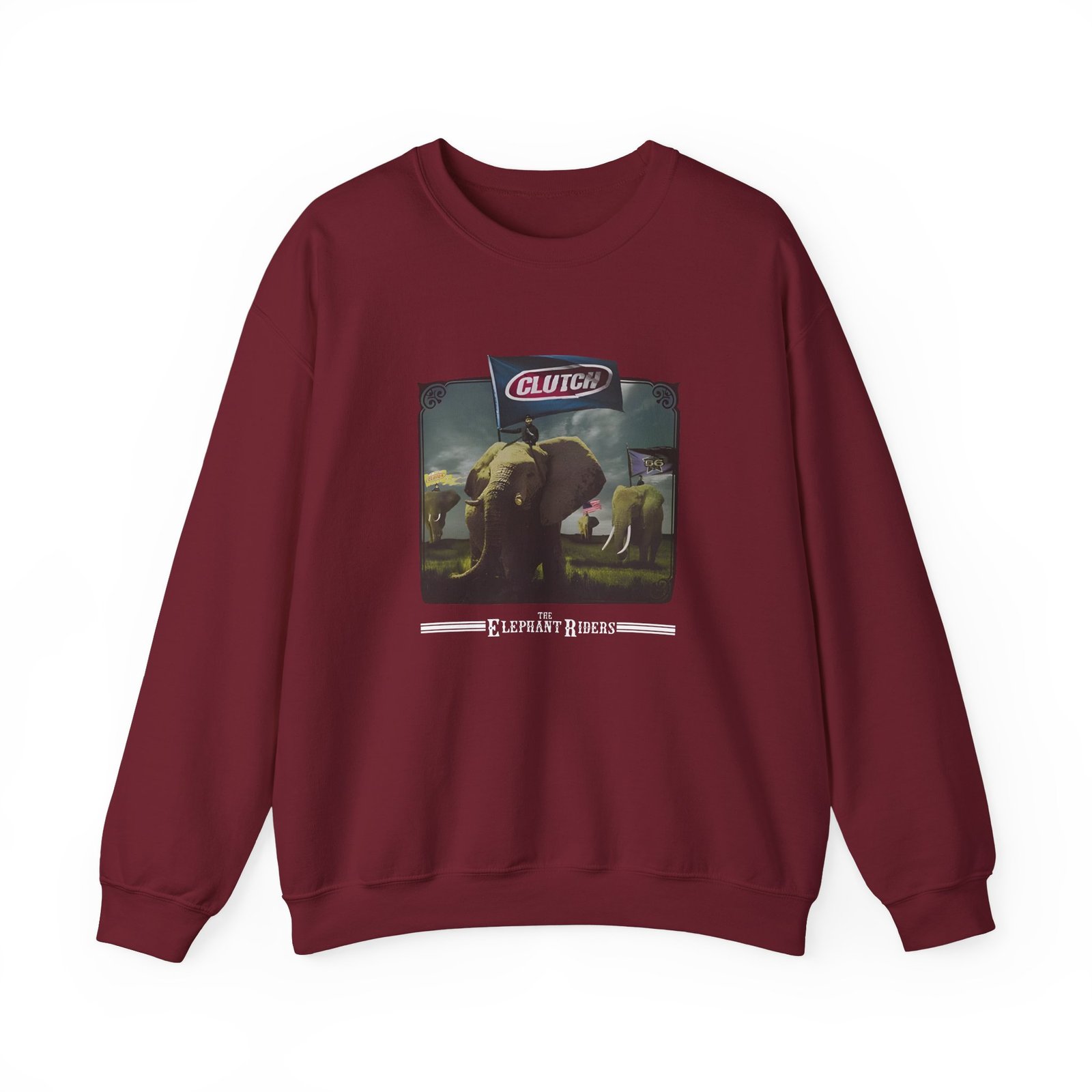 Clutch Elephant Riders Unisex Heavy Blend™ Crewneck Sweatshirt