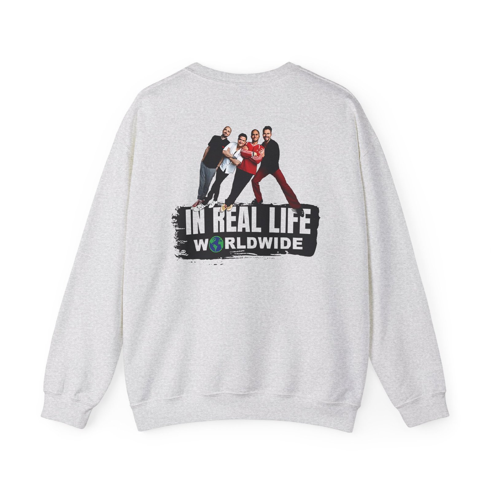 Big Time Rush Btr in Real Life Worldwide Unisex Heavy Blend™ Crewneck Sweatshirt