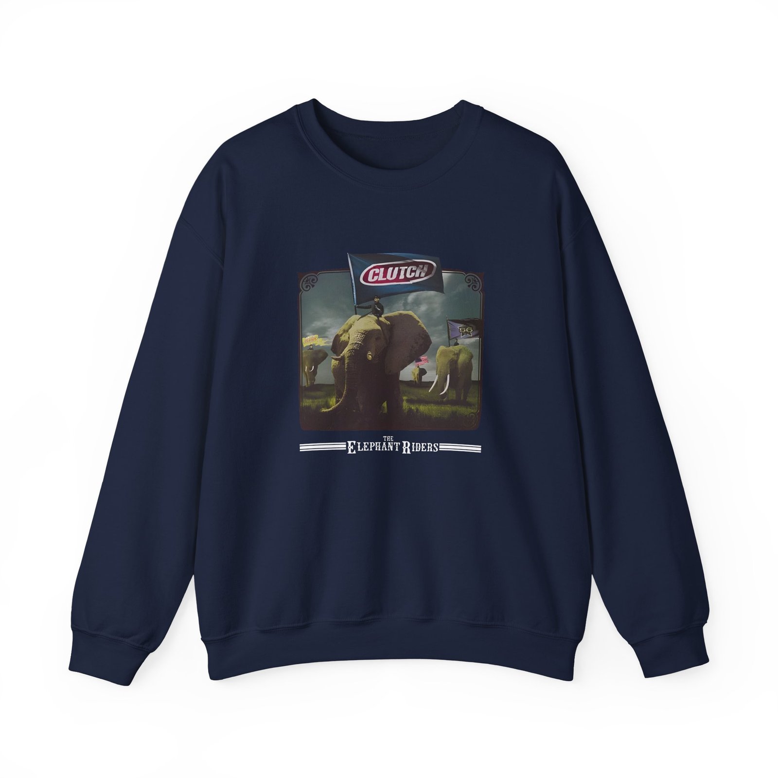 Clutch Elephant Riders Unisex Heavy Blend™ Crewneck Sweatshirt