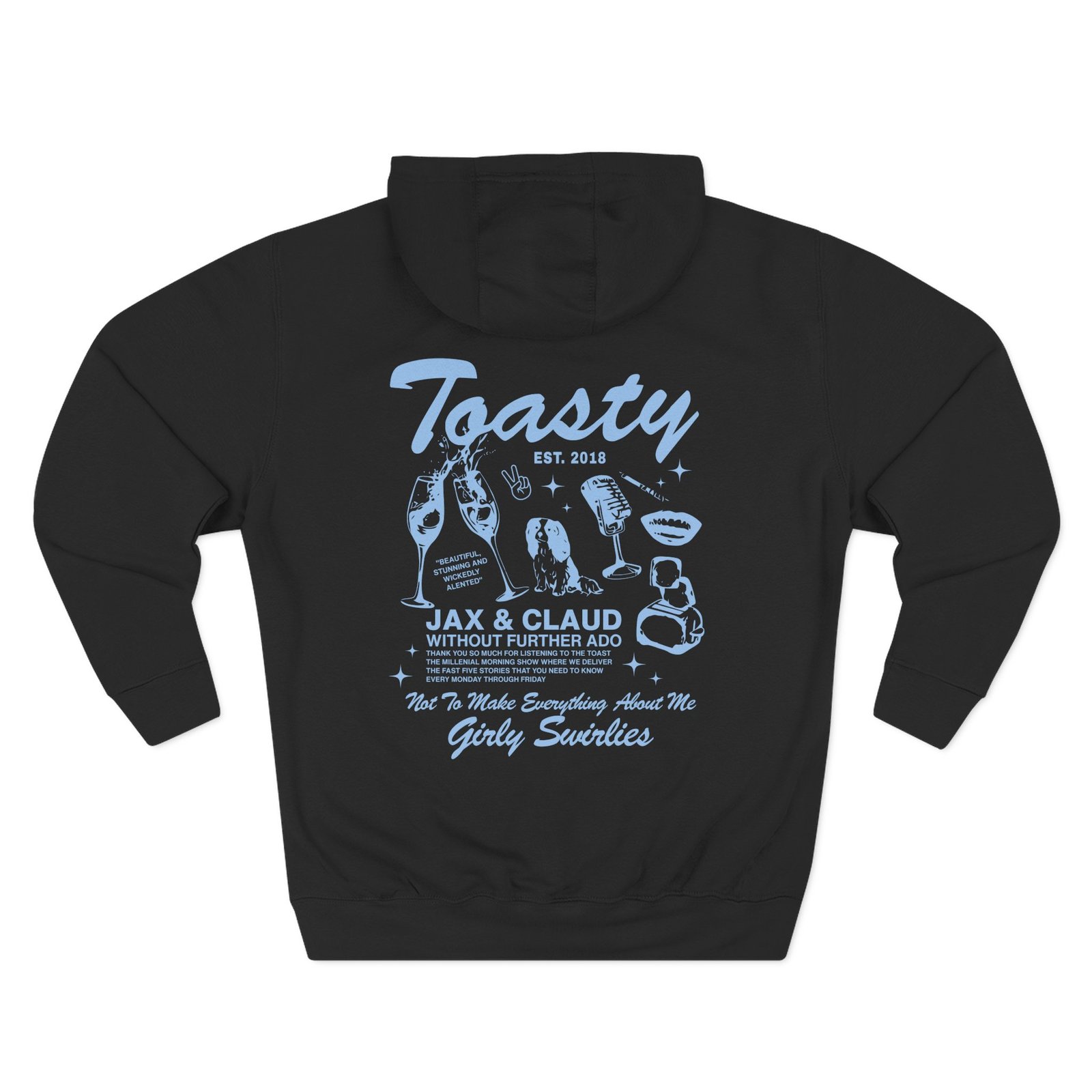 The Toast Toasty Boyfriend Three-Panel Fleece Hoodie