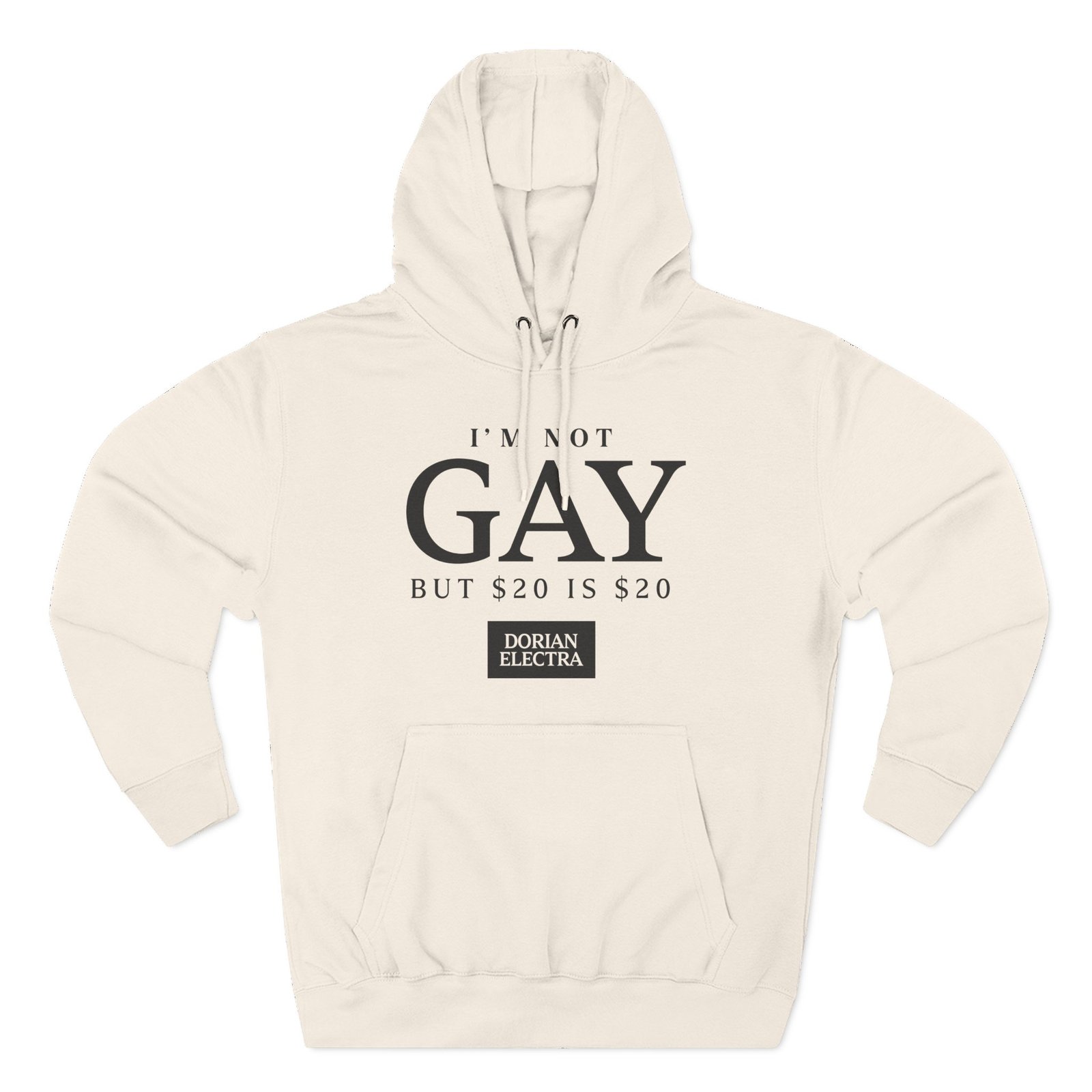 Dorian Electra I'm Not Gay Three-Panel Fleece Hoodie